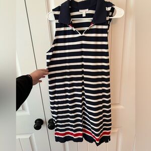 Women’s Charter Club Sleeveless Dress  red white and blue